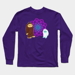 Baby Squatch and Yeti Long Sleeve T-Shirt